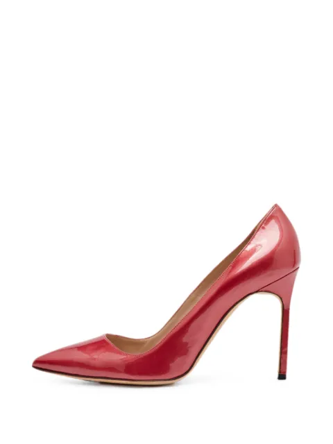 Manolo Blahnik BB pointed-toe heeled pumps Red 1362309