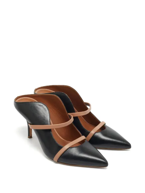 Malone Souliers Maureen curved-strap mules Black 1364088