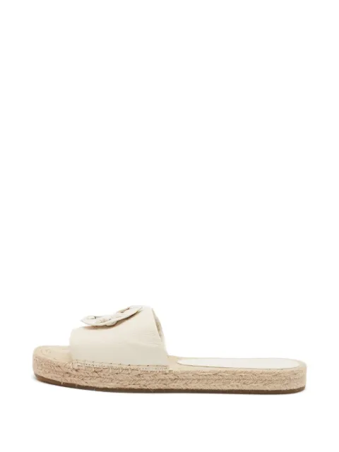 Tory Burch Double-T flat espadrilles Neutrals 1365192