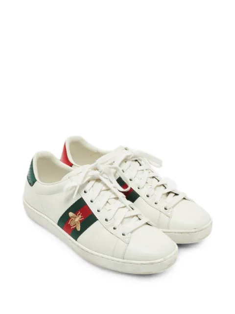 Gucci Pre-Owned Ace low-top sneakers White 1364279