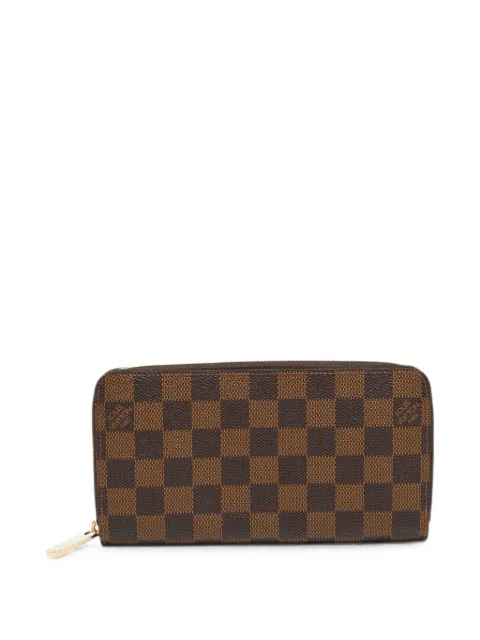 Louis Vuitton Pre-Owned 2014 Zippy Damier Ebene wallet Brown 1364306