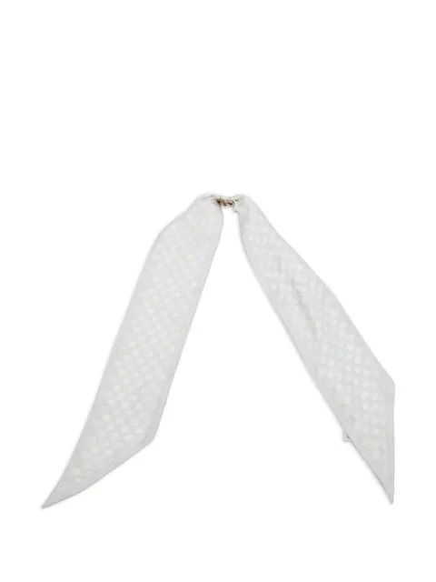 Gucci Pre-Owned silk scarf White 1360071