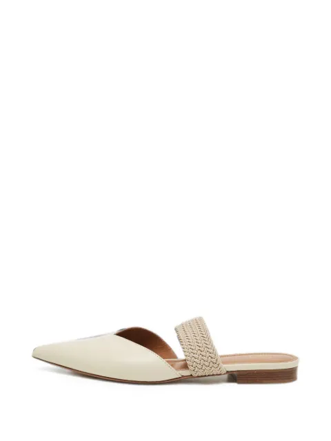 Malone Souliers Maisie rope detailing flat mules Neutrals 1312674