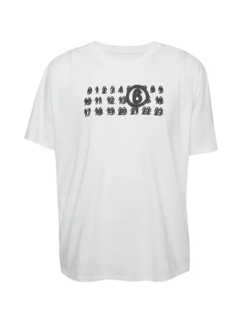 Maison Martin Margiela Pre-Owned Logo-print T-shirt White 1360296
