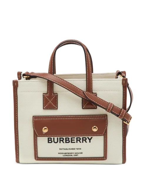 Burberry Pre-Owned mini Freya tote bag Neutrals 1366197