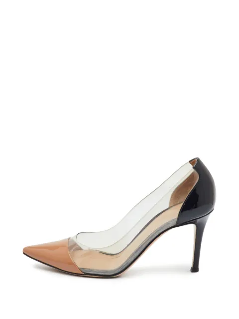 Gianvito Rossi Plexi pointed-toe pumps White 1362391