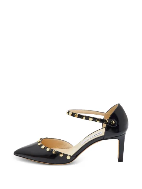 Jimmy Choo Pre-Owned Leema studded pumps Black 1362430