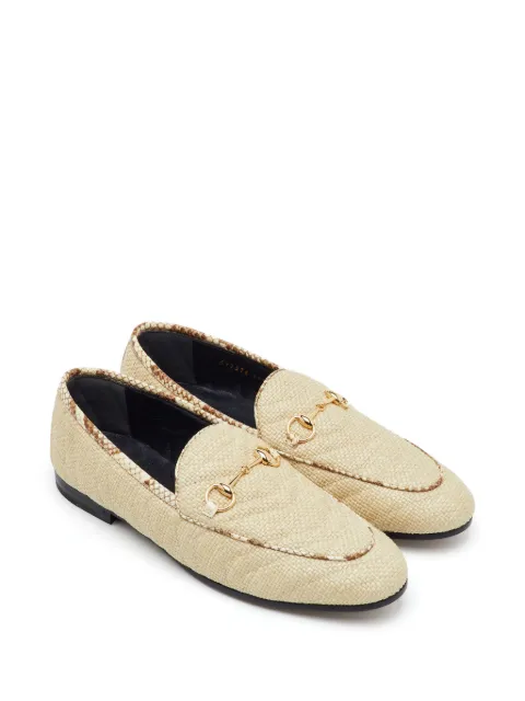 Gucci Pre-Owned Jordaan Horsebit loafers Neutrals 1362411