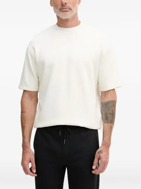 Karl Lagerfeld embossed-logo T-shirt White 705400562901