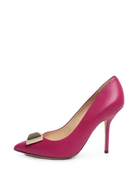 PUCCI Pre-Owned leather heeled pumps Pink PINKLEATHERPOINTEDTOEPUMPS