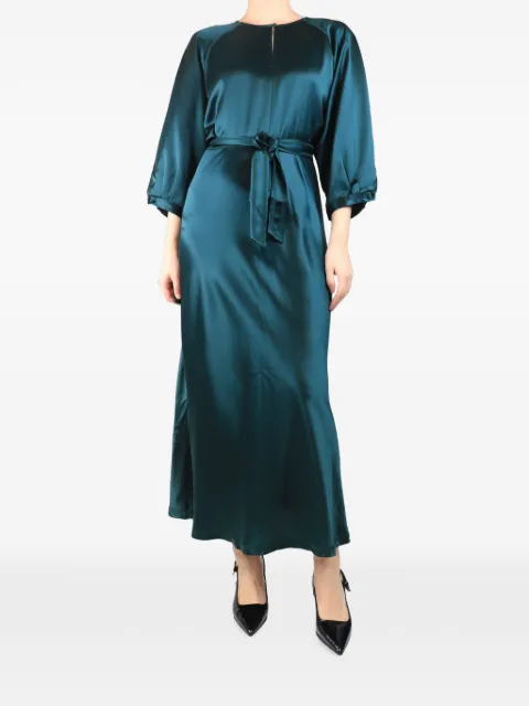 WYSE Sammy satin maxi dress Green BOTTLEGREENSAMMYSATINMAXIDRESS