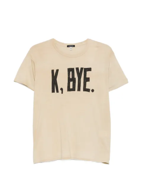 R13 K Bye Boy T-shirt Neutrals R13WK001157BO
