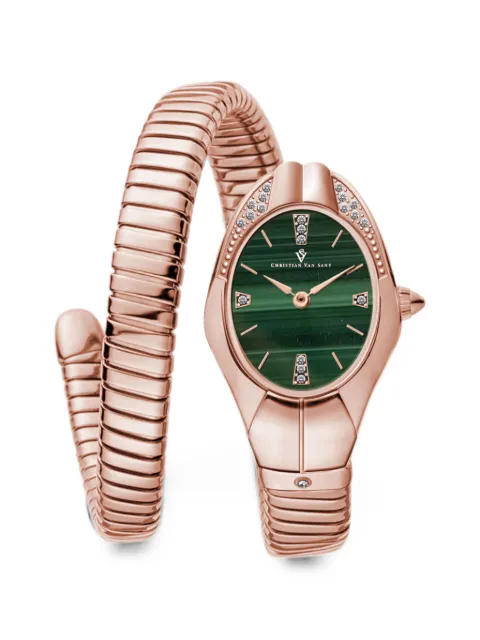 CHRISTIAN VAN SANT Naga Coil 22mm watch Green CV0889G