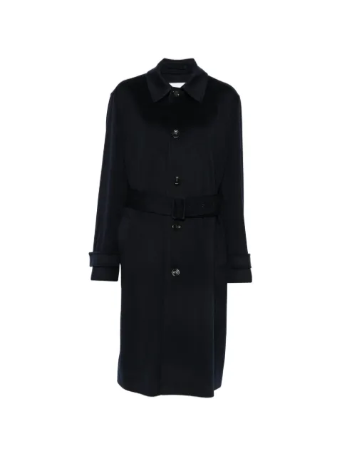 Lardini belted button-up coat Blue AC23009ACC67626