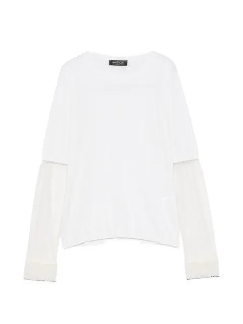 Fabiana Filippi long-sleeve T-shirt White MAD216F006M3190000
