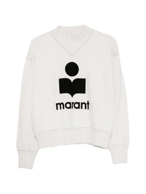 MARANT ÉTOILE Moby logo-print sweatshirt Grey SW003FAA1M07E