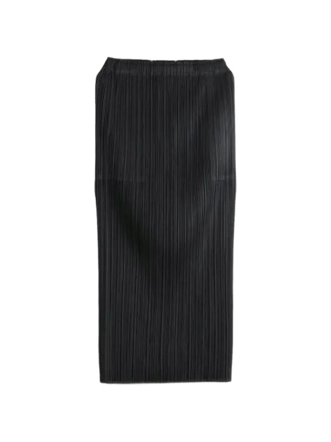 Pleats Please Issey Miyake pleated maxi skirt Black PP67JG112