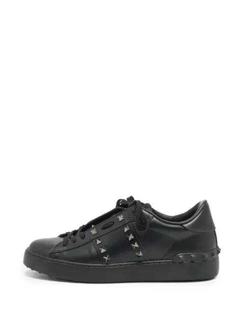 Valentino Garavani Pre-Owned Rockstud Untitled sneakers Black 1364242