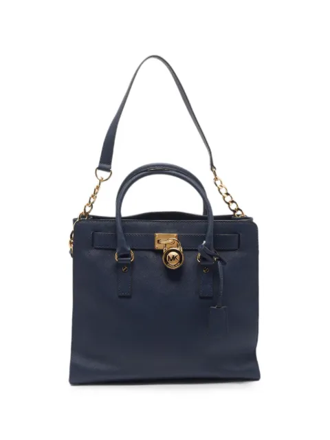 Michael Kors Vintage large Hamilton tote bag Blue 1363854