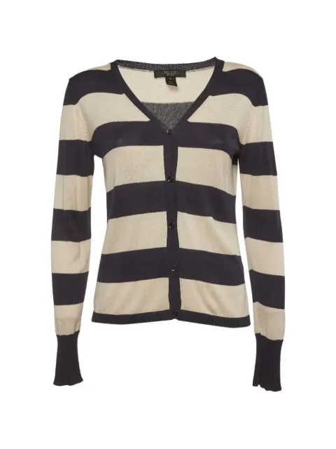 Weekend Max Mara striped V-neck cardigan Neutrals 1364809