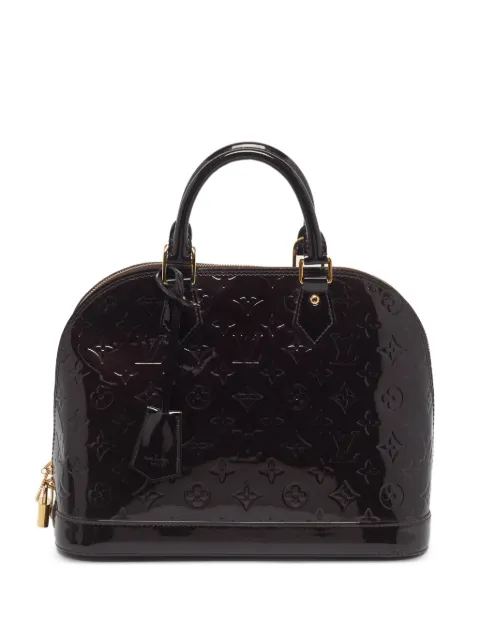 Louis Vuitton Pre-Owned 2015 Alma PM Terre D’Ombre Monogram Vernis handbag Brown 1363190