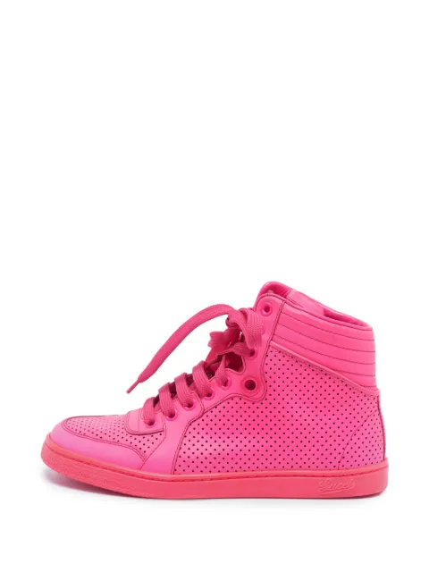 Gucci Pre-Owned Interlocking G high top sneakers Pink 1364231