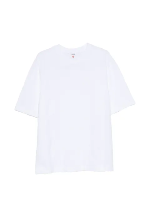Casablanca logo-embossed T-shirt White MPF26JTS04402