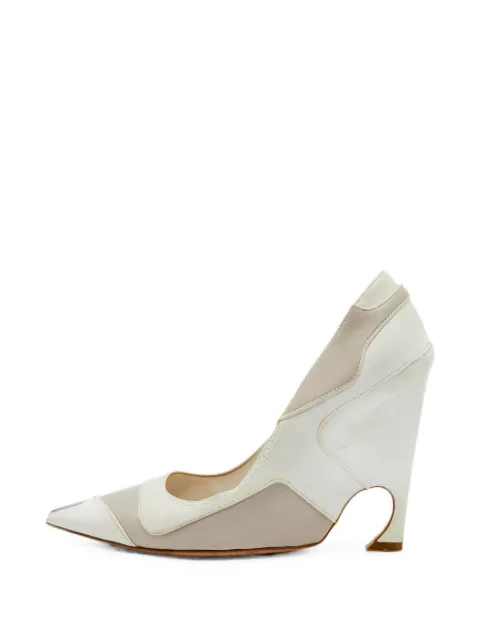 Christian Dior Pre-Owned pointed-toe heeled pumps White 1361914