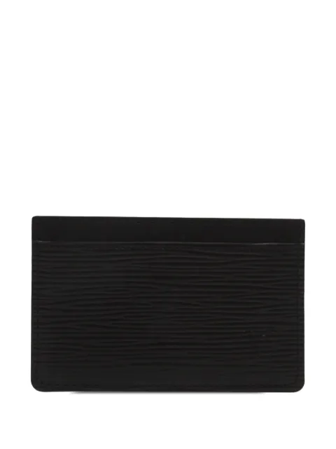Louis Vuitton Pre-Owned 2021-2026 Epi card holder Black J4YI40ANFSLH8F8N