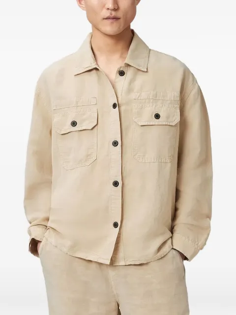 AllSaints Korten relaxed-fit shirt Neutrals M062OE