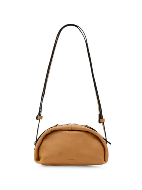 AllSaints Rosalie logo-debossed crossbody bag Brown W710XD