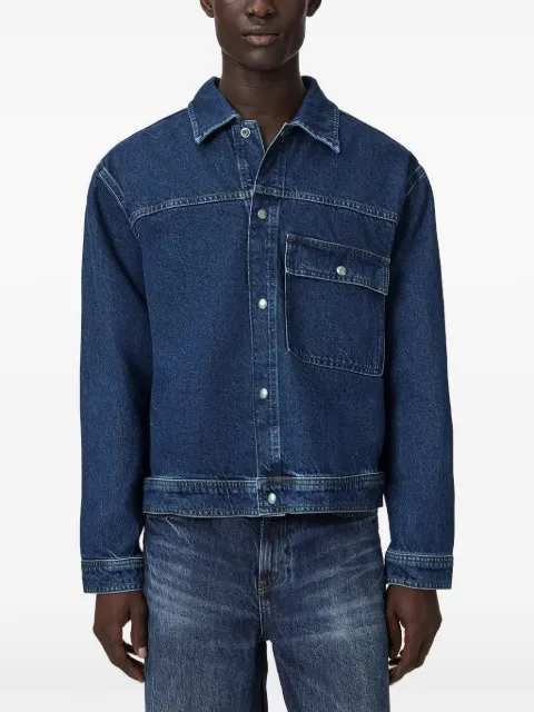 AllSaints Cast chest-pocket denim jacket Blue M058OE