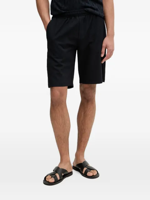 Karl Lagerfeld textured elasticated-waist shorts Black 265701562034