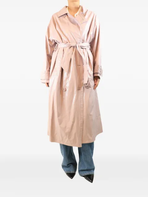 STAND STUDIO Katharina belted trench coat Pink 086041