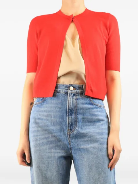 Akris cropped cardigan Red REDCROPPEDCARDIGAN