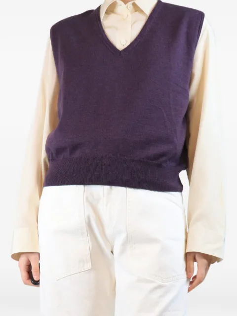 Soeur Sonia V-neck vest Purple PURPLESONIAJUMPERVEST