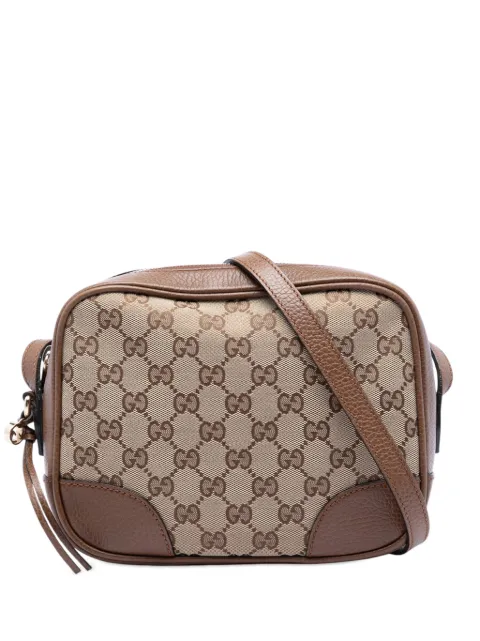 Gucci Pre-Owned 2016-2026 GG Canvas Bree crossbody bag Neutrals MCHD5V64VKEUUJ0P