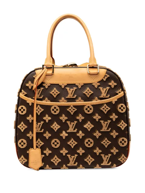 Louis Vuitton Pre-Owned 2013 Monogram Tuffetage Deauville Cube handbag Brown YSQOXPP6767CFANW