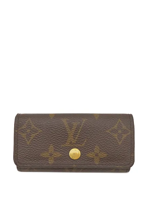 Louis Vuitton Pre-Owned 1980-2026 Monogram Multicles 4 key holder Brown R4AGYVLD99FAPOEO