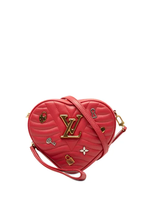 Louis Vuitton Pre-Owned 2018 Calfskin Embellished New Wave Love Lock crossbody bag Red 1M22TS79KLA4TKSI