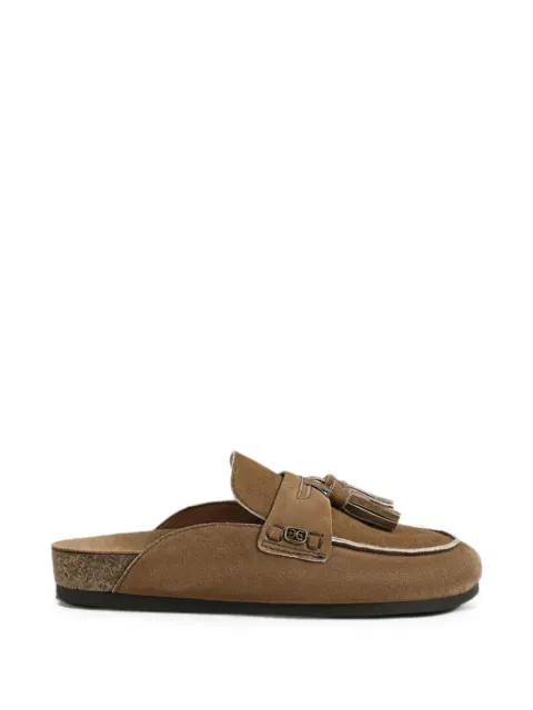 Sam Edelman Astrid tassel-detail mules Brown J6430L1