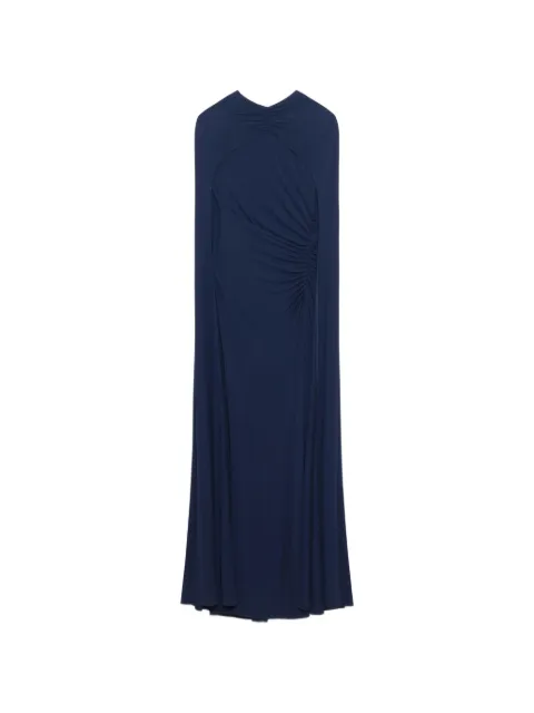 SIMKHAI Demi draped maxi gown Blue 4261080D