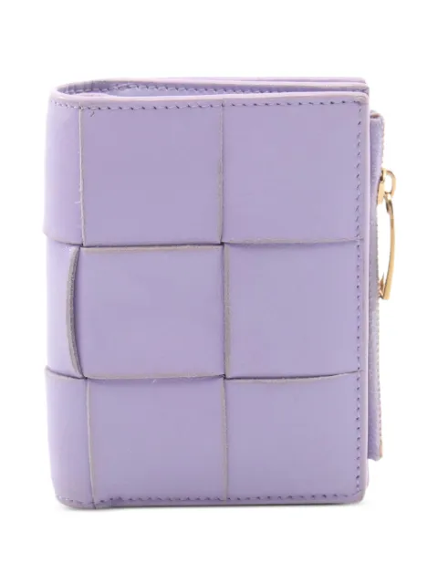 Bottega Veneta Pre-Owned 2000s Small Cassette bi-fold wallet Purple 1069552