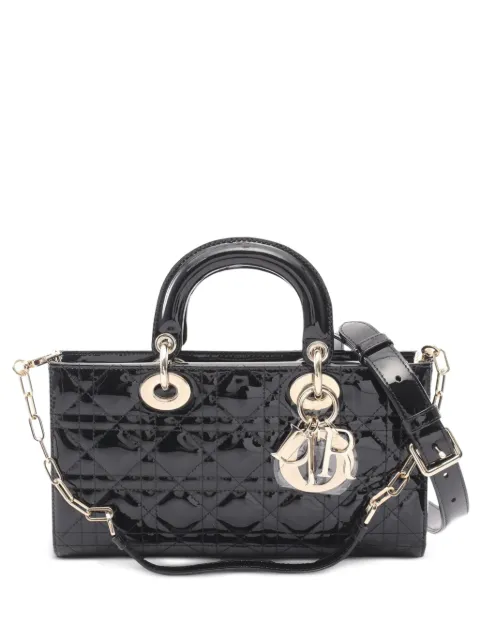Christian Dior Pre-Owned 2020 medium Lady D-Joy Cannage tote bag Black 1081848