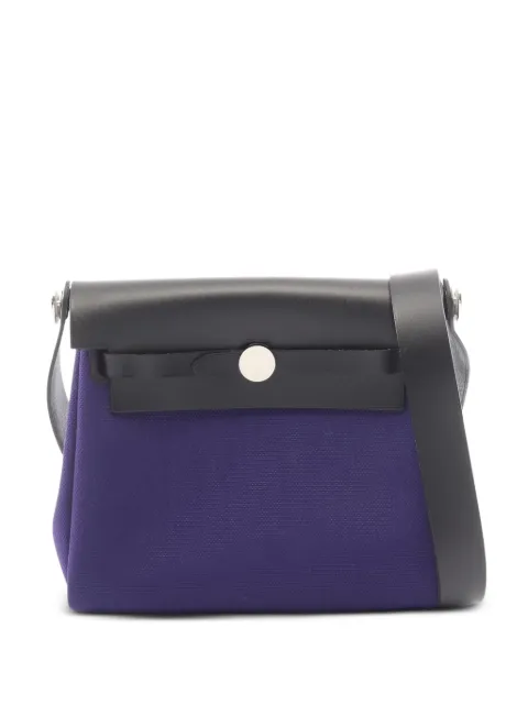 Hermès Pre-Owned 2026 mini Herbag Zip shoulder bag Purple 1079958G