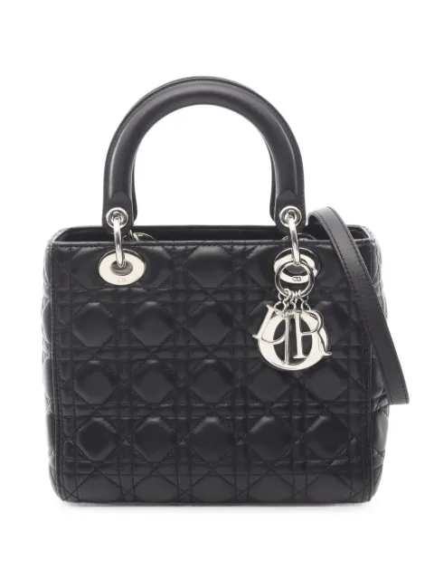 Christian Dior Pre-Owned 2000s Lady Dior handbag Black 1080672