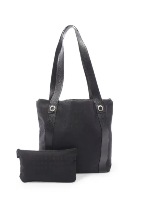 Bvlgari Pre-Owned 2010s Logomania tote bag Black 1080144