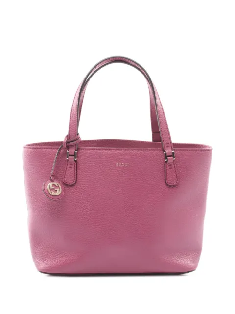 Gucci Pre-Owned 2010s Interlocking G leather tote bag Purple 1081610