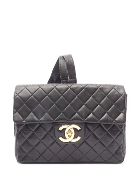 CHANEL Pre-Owned 1996-1997 Matelassé backpack Black 10809284253793