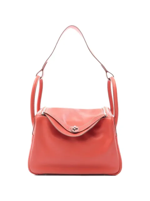 Hermès Pre-Owned 2014 Lindy 30 shoulder bag Orange 1080956RINSQUARE